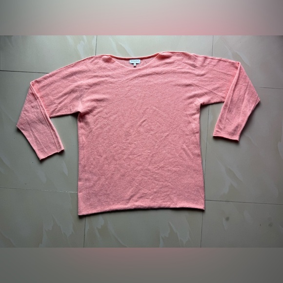 Bianco & Blu Italy Merino Wool Cashmere Blend, nylon viscose laine silk knit L - Picture 14 of 15